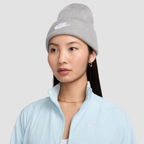 کلاه بافت Nike Sportswear Peak زنانه خاکستری