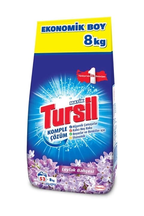 Tursil شوینده لباس باغ یاس ۸ کیلوگرم