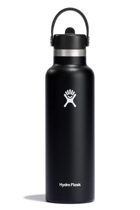 ترموس Hydro Flask استاندارد درب نی‌دار 621 ml (21 Oz) - مشکی