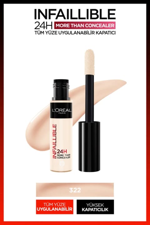 کانسیلر تمام صورت L'Oreal Paris Infaillible 322 Neutre