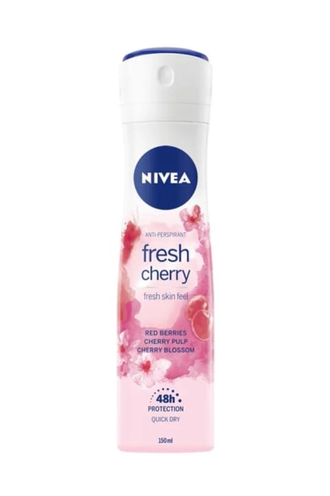 NIVEA دئودورانت ضد تعریق گیلاس تازه ۱۵۰ میلی‌لیتر