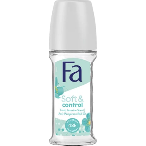Fa Soft & Control Jasmine دئودورانت رولی زنانه ۵۰ میلی‌لیتر