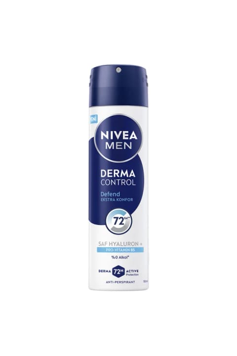 NIVEA MEN اسپری ضد تعریق Derma Control ضد حساسیت ۱۵۰ میلی‌لیتر