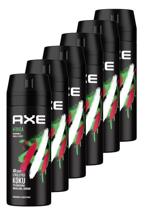 Axe Africa دئودورانت مردانه 150 میلیلیتر مجموعه ششتایی