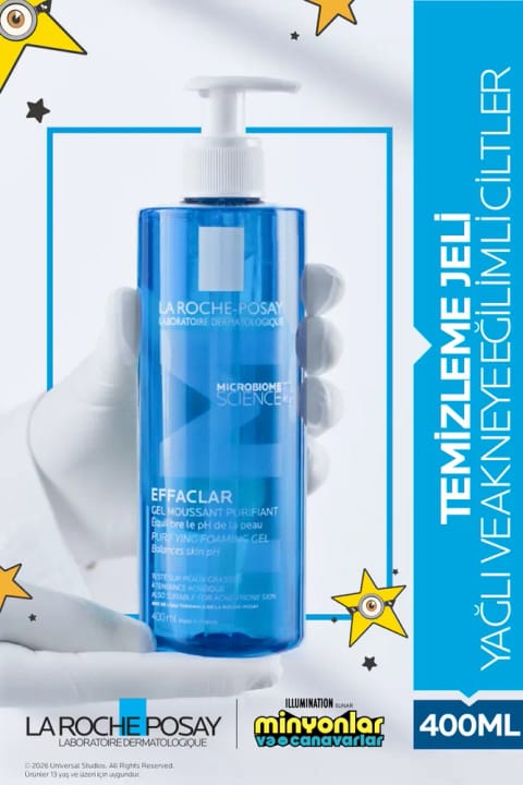 ژل پاکسازی و شستشوی صورت La Roche Posay Effaclar برای پوست چرب و مستعد آکنه