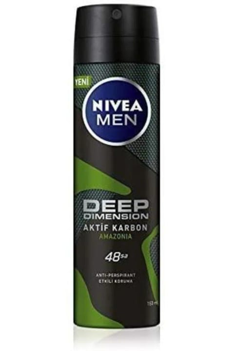 NIVEA Men Deep Dimension Amazonia اسپری ضد تعریق ۴۸ ساعته
