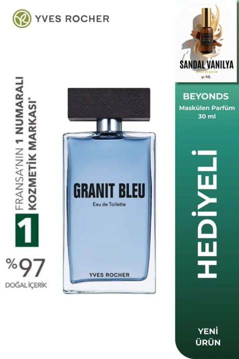 Yves Rocher Granit Bleu ادو تویلت 100ml