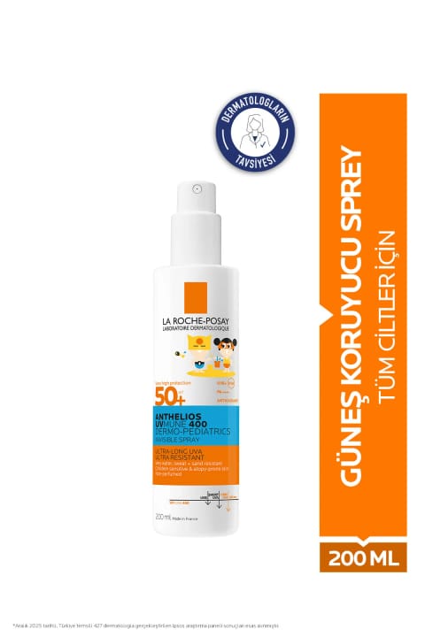 La Roche Posay Anthelios Dermo Pediatrics ضد آفتاب اسپری نامرئی SPF50+ 200ml
