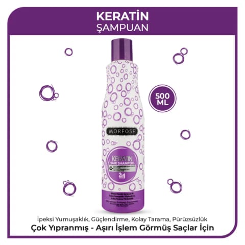 Morfose Keratin شامپو مو 500 میلی لیتر