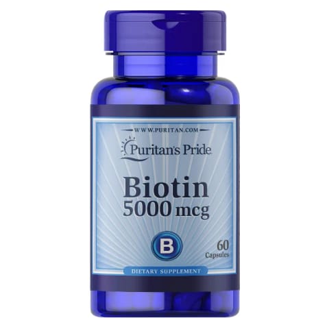 پوریتان پراید Biotin 5000 mcg 60 کپسول