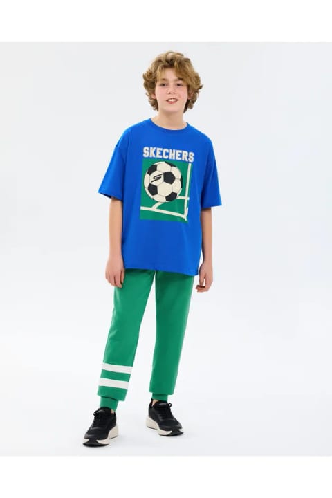 SKECHERS B Lw Fleece Sweatpant پسرانه بزرگ هکی ساق شلوار
