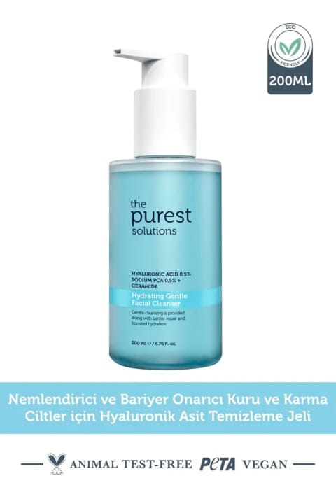 The Purest Solutions ژل پاککننده مرطوبکننده و ترمیمکننده سد پوستی برای پوست خشک و مختلط