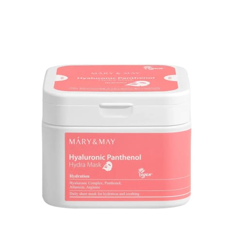 Mary & May ماسک ورقهای صورت حاوی Hyaluronic Acid و Panthenol ۳۰ عددی