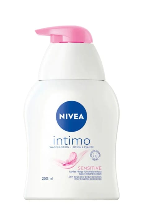 NIVEA Intimo شوینده و پاککننده ناحیه تناسلی حساس ۲۵۰ میلیلیتر، پوست حساس