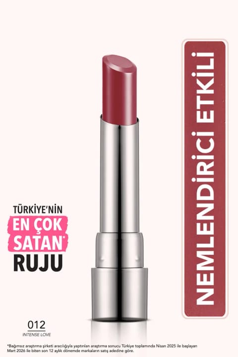 Flormar رژ لب مرطوبکننده براق (بنفش-قهوهای) - Sheer Up Sls. - 012 Intense Lov...
