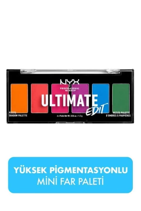 NYX Professional Makeup Ultimate Edit Petite Shadow Palette - Brights