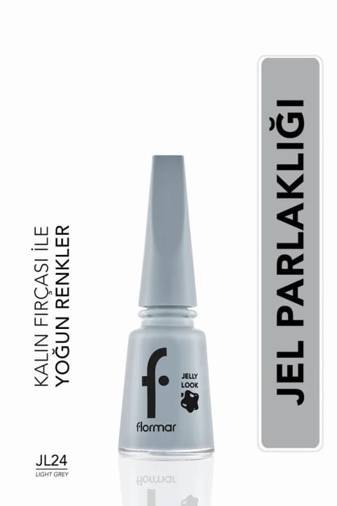 لاک ناخن فلورمار - Jelly Look Light Grey