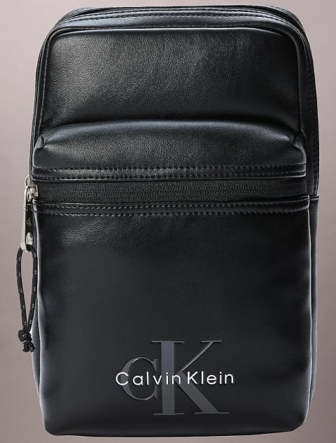 کیف دوشی مردانه Bold Logo Webbing Calvin Klein
