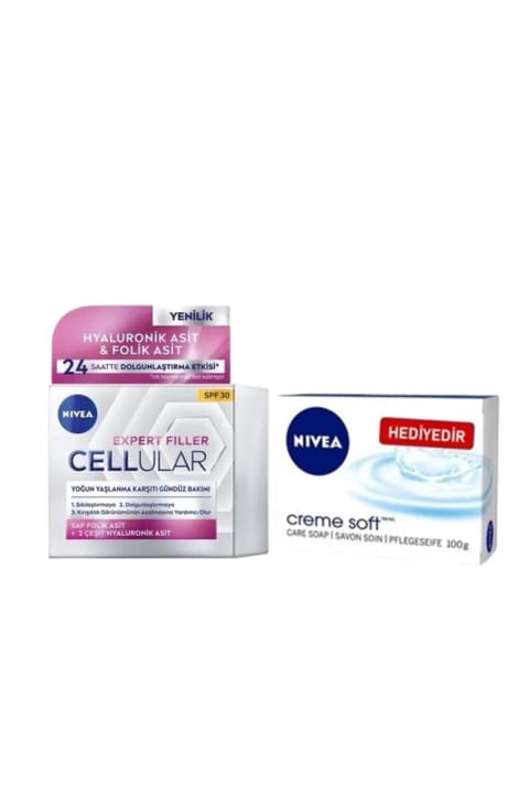 NIVEA Expert Filler کرم روز ضد پیری 50ml با SPF30 و هیالورونیک اسید