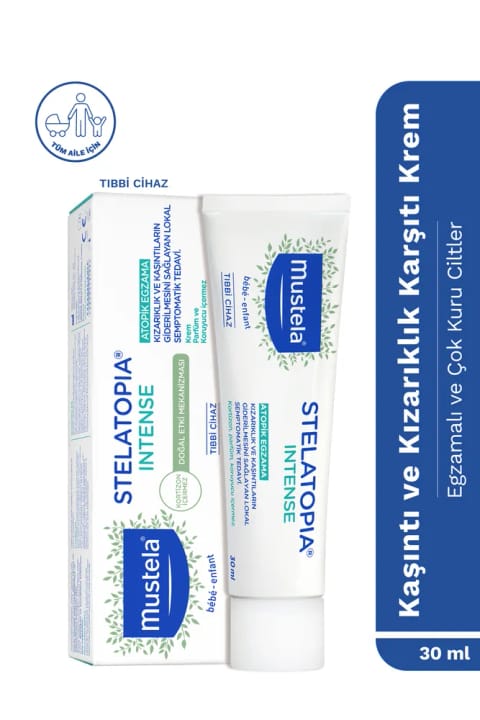 Mustela Stelatopia Intense کرم بدون کورتیزون تسکیندهنده خارش اگزما و آتوپی برای نوزاد