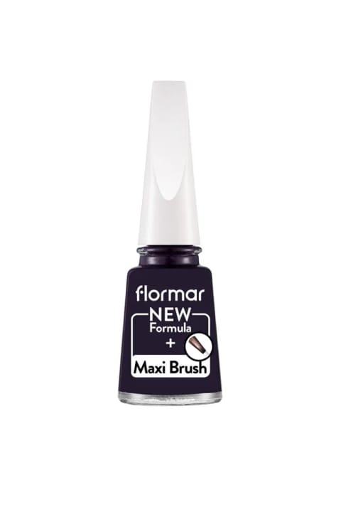Flormar کلاسیک براق با پیگمنت بالا Oje -nail Enamel- 492 بادمجانی