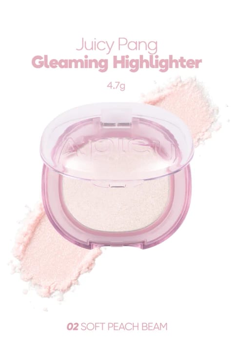 میشا هایلایتر درخشان و پرتراکم A'PIEU Juicy-Pang Gleaming Highlighter — 02 Soft Peach