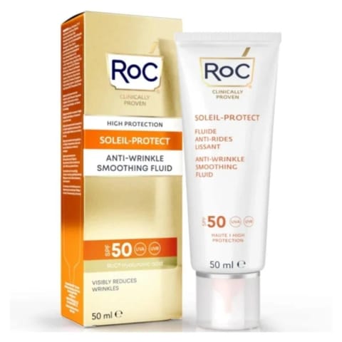 Roc Soleil-Protect کرم ضدچروک صورت با SPF50+ 50ml