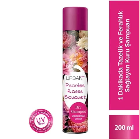 Urban Care شامپو خشک دسته گل پیونی و رز ۲۰۰ میلی‌لیتر