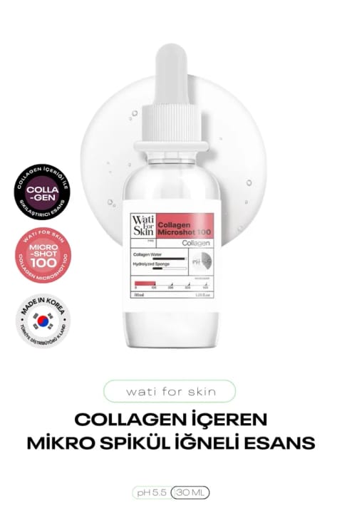 wati for skin اسانس میکرواسپیکول سوزنی حاوی Collagen