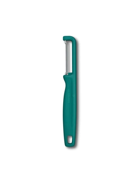 Victorinox 6.0943.4 پوست‌کن دوطرفه IOTA لبه دندانه‌دار سبز