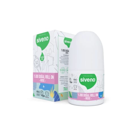 Siveno رول-آن دئودورانت ۱۰۰٪ طبیعی یونیسکس رز ۵۰ میلیلیتر