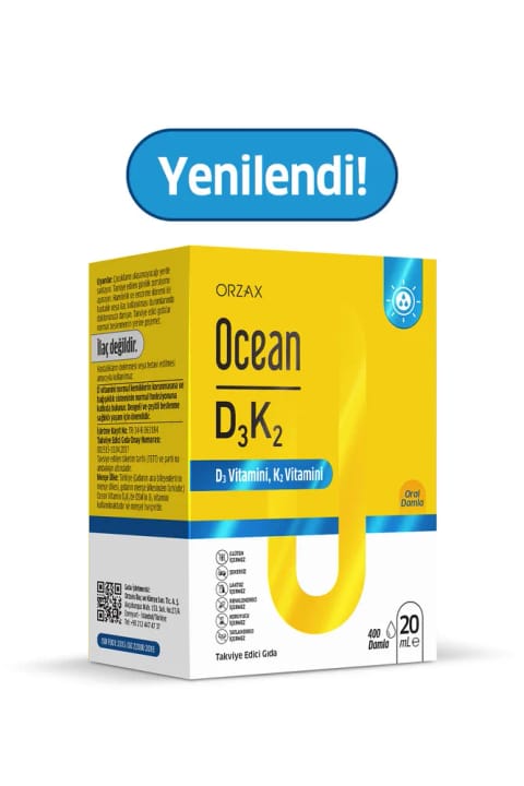 اوشن اورزاکس D3K2 20ml قطره
