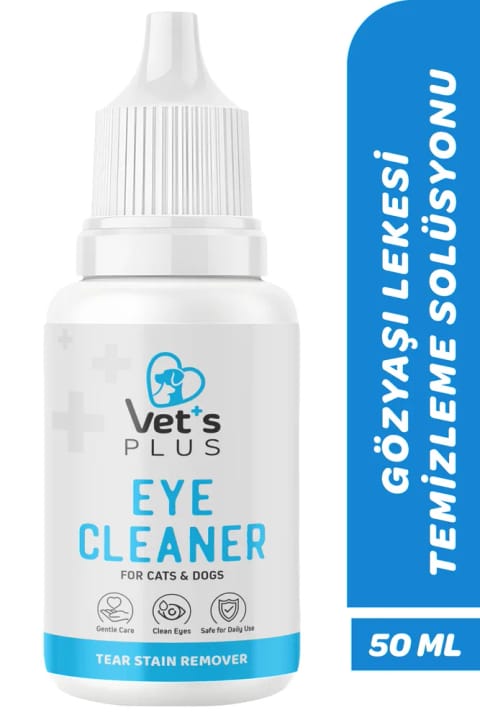 محلول پاککننده لکه اشک Vet's Plus 50ml (برای گربه و سگ)
