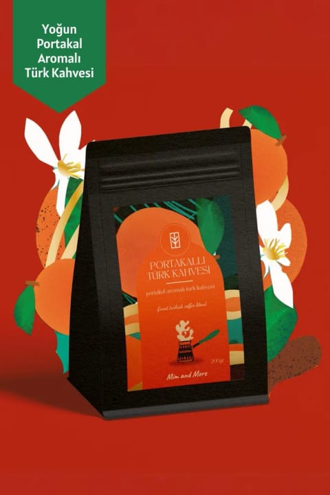 Mim and More قهوه ترکی با طعم پرتقال، ۲۰۰ گرم