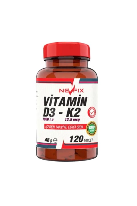 NCS Nevfix ویتامین D3-K2 ۱۲۰ قرص