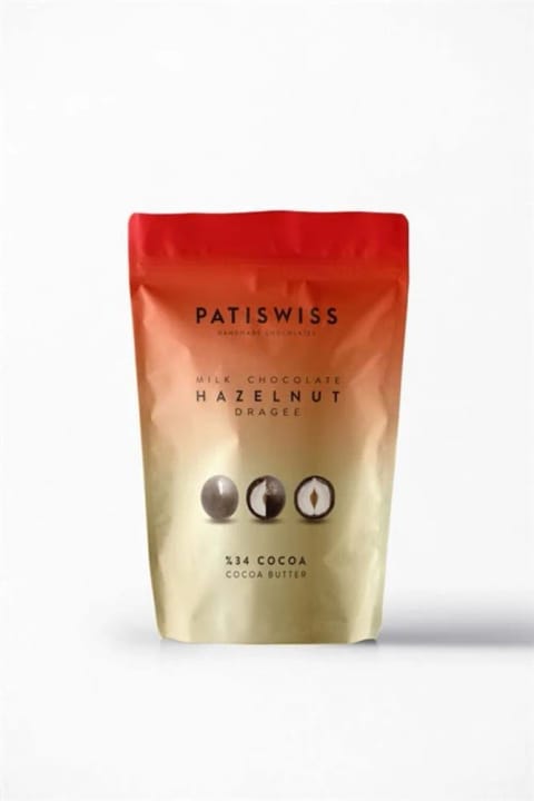 Patiswiss شکلات شیری با فندق، 80 گرم