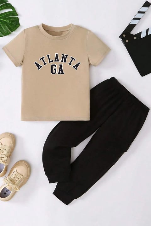 ست گرمکن بچگانه uyguntarz مدل Atlanta بالا تنه و پایین تنه
