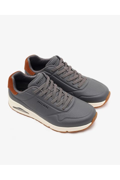 SKECHERS UNO - TAILORED AIR کفش اسنیکر مردانه طوسی 183007 CHAR