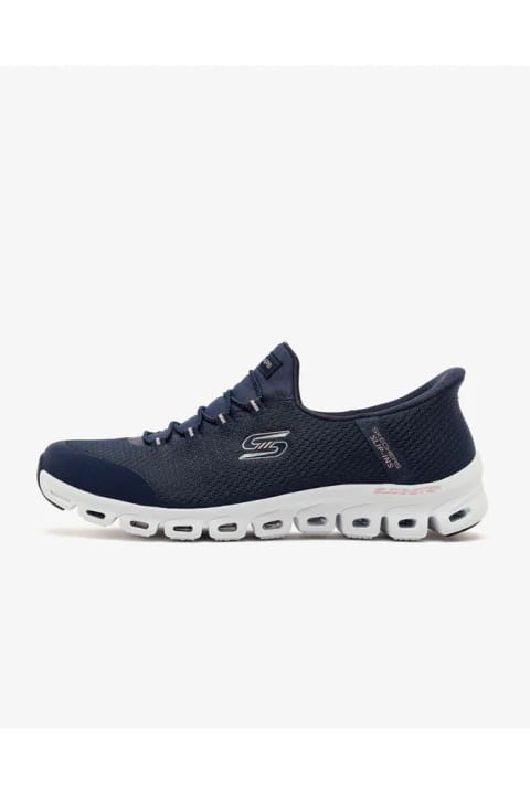 SKECHERS GLIDE-STEP کفش ورزشی زنانه سرمهای 104547 NVY
