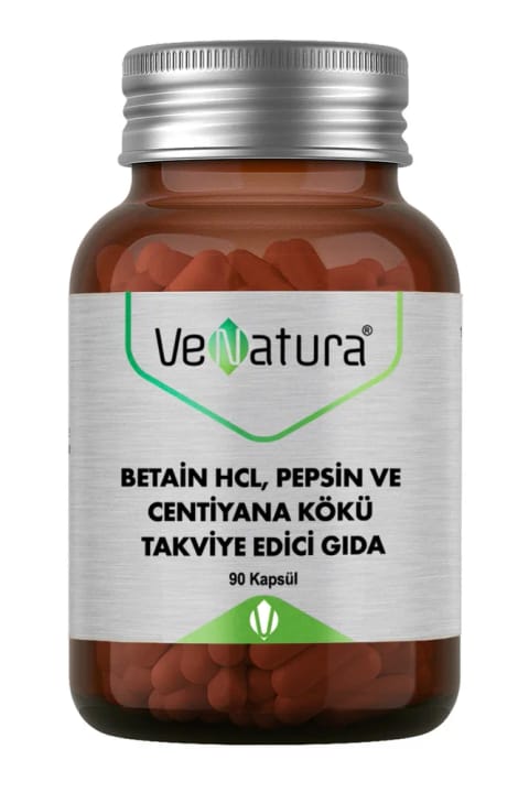 بتائین HCL، پپسین و ریشه ژانسیان