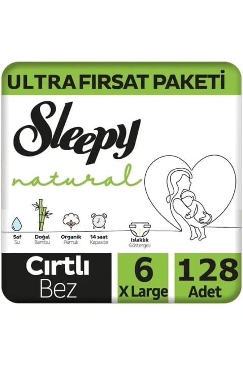Sleepy پوشک بچه جامبو سایز ۶ عدد ۱۲۸
