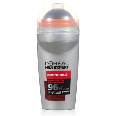 L'Oreal Paris Men Expert Invincible ضد تعریق رول‌آن ۵۰ میلی‌لیتر