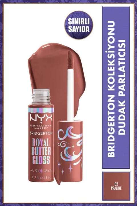 رژ لب براق NYX Professional Makeup Bridgerton - Praline