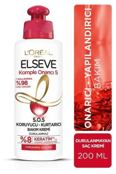 ELSEVE L'oréal Paris ترمیم کامل 5 S.O.S محافظ - کرم نجاتبخش مو