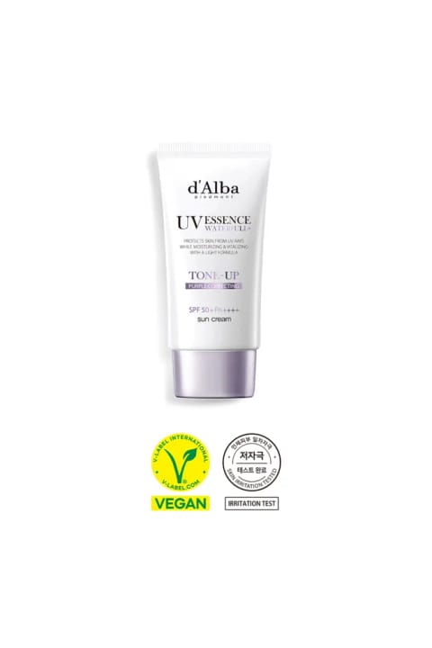 Dalba UV Waterfull Tone Up Purple Sun Cream 50ml - کرم ضد آفتاب بنفش یکدست‌کننده تن رنگ