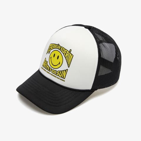 کلاه تراکر Smiley سفید مردانه Market x House of Superstep