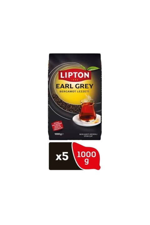 چای فله Earl Grey لیپتون ۱۰۰۰ گرمی پک پنج‌عددی