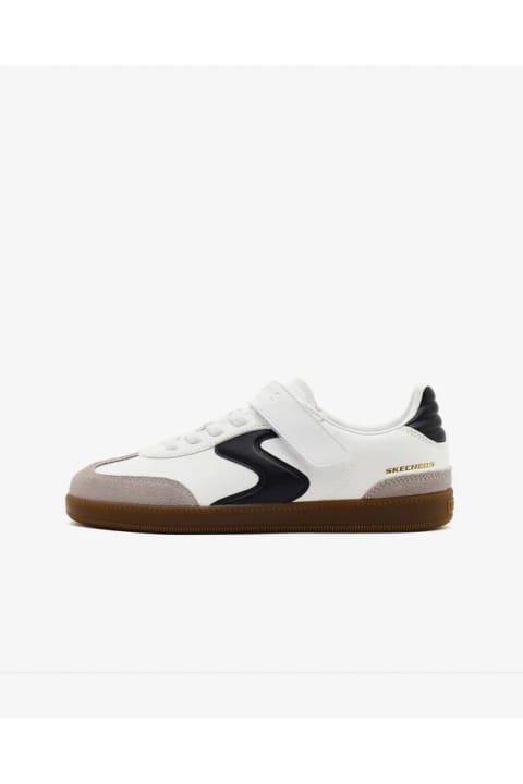 SKECHERS HOTSHOT کتانی سفید پسرانه بزرگ (نوجوان) 418006L WBK