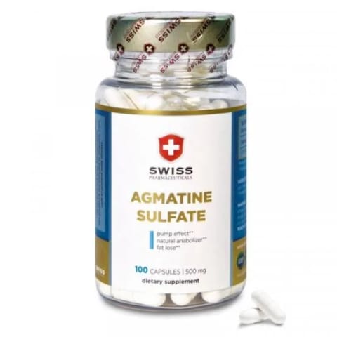 Swiss Agmatine Sulfate 500 mg 100 کپسول