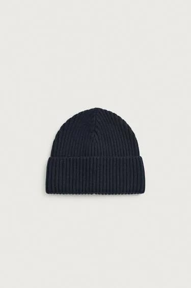 کلاه بافت پشمی WOOL BLEND KNIT BEANIE